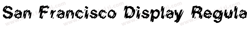 San Francisco Display Regular字体转换